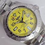Asian Eta2836 Breitling Avenger Yellow Face SS Watch